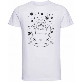 Maglietta Totoro stampa in nero