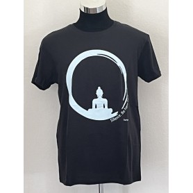 T-shirt Buddha 100% Cotone nero - Unisex