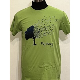 T-shirt Fly Away 100% Cotone verde chiaro - Unisex