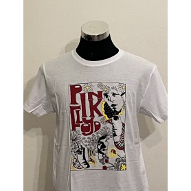 T-shirt PinkF 100% Cotone bianco - Unisex