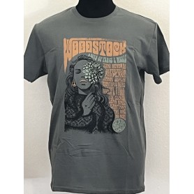 T-shirt Woodstock2 100% Cotone grigio - Unisex