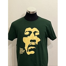 T-shirt Face 100% Cotone verde scuro- Unisex