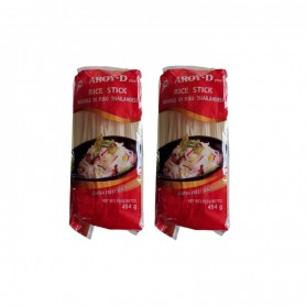 Noodles Tagliatelle di riso senza glutine 3mm *Aroy-D 454g x 2 buste