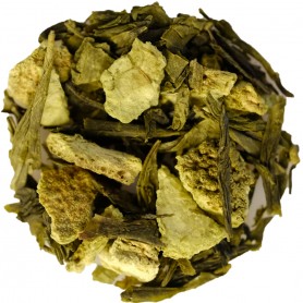 tè verde aromatizzato ARANCIA BIO - sacchetto da 100 gr.