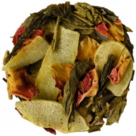 tè verde aromatizzato ARANCIA E CANNELLA - sacchetto da 100 gr.