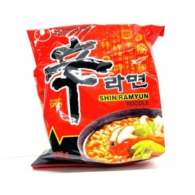 Nongshim :  Zuppa di noodles super spicy Shin Ramyun 120g