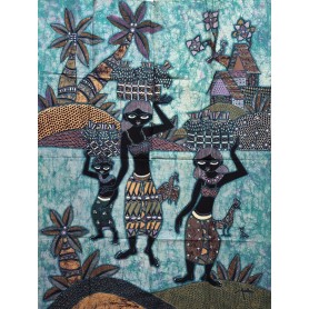 Batik Indonesiano 70x90 cm