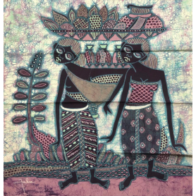 Batik Indonesiano 46x49 cm
