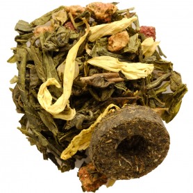 tè verde aromatizzato CITTA' PROIBITA - sacchetto da 100 gr.