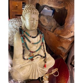 Statua Dio Buddha in resina 30 cm