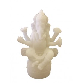 Statua Dio Ganesh in alabastro