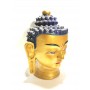 Statua volto di Buddha dorato
