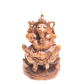 Statua Ganesh in legno