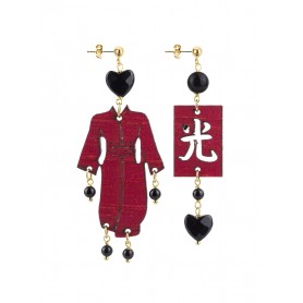 Orecchini Kimono Special Piccolo Rubino