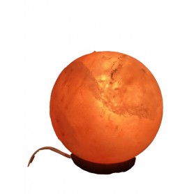 Lampada di sale himalayano originale a forma sferica
