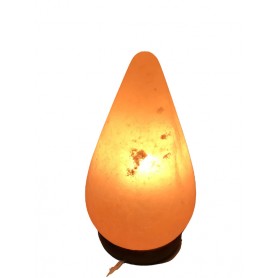 Lampada di sale himalayano originale a forma di cono