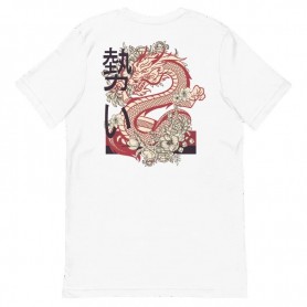 T-shirt Unisex Red Chinese Dragon