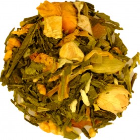 tè verde aromatizzato SOGNO DI PRIMAVERA - sacchetto da 100 gr.