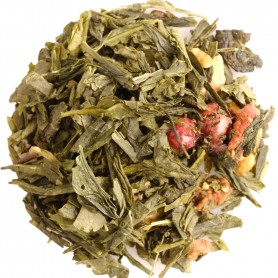 tè verde aromatizzato TEMPIO DELLA FELICITA' - sacchetto da 100 gr.
