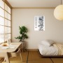 Poster Byakko tigre bianca giapponese | Stampa d'arredamento - decorazione da muro