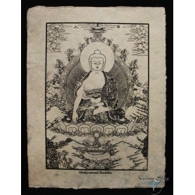Poster piccolo Natural Buddha Shakyamuni