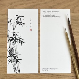 Cartolina 10x21cm Bambù