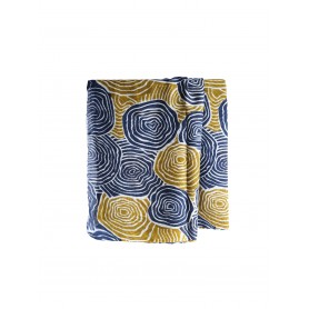 Sciarpa in Cashmere – Blu e Oro