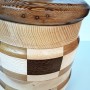 Biscottiera in legno "Picciuolo", pezzo unico tornito a mano.