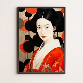 Poster Geisha | Stampa d'arredamento - decorazione da muro